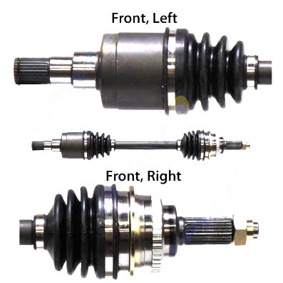 Replacement Chassis Axle Assembly