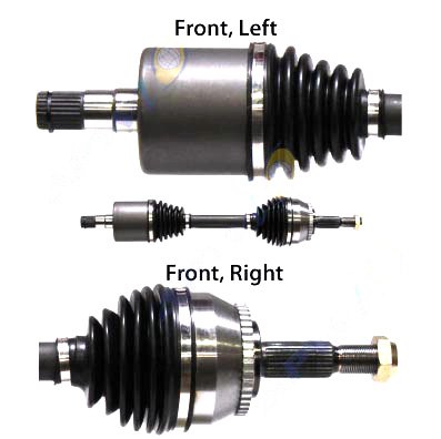 Replacement Chassis Axle Assembly