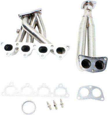 Bolton Premiere REPH961301 Headers - Polished, Steel, 4-2-1, 49-State Legal - no CA shipments, Direct Fit