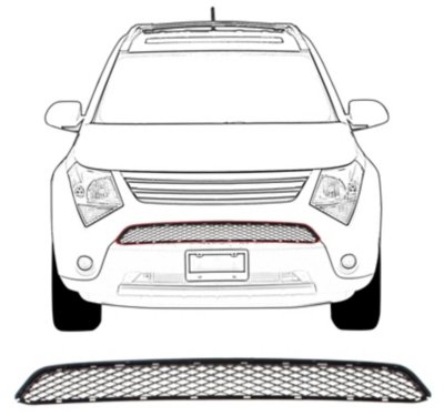 Replacement Bumper Grille