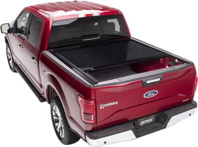 Retrax RTX10235 One Tonneau Cover - Powdercoated Black, Retractable, Hard Cover, Direct Fit
