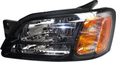 Replacement S100134  Headlight - Clear Lens, Composite, DOT, SAE compliant, Direct Fit