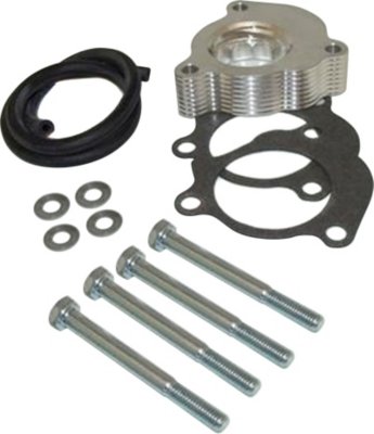 Taylor Cable S4197225 Helix Power Tower Plus Throttle Body Spacer - Natural, Aluminum, 50-State Legal