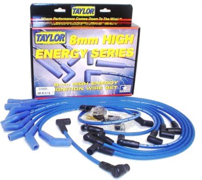 Taylor Cable T6464655 8mm Hi-Energy Spark Plug Wire - 8 mm Diameter, Direct Fit