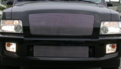 T-Rex TRX20791 Billet Billet Grille - Polished, Aluminum, Horizontal Bars, Grille Insert, Direct Fit