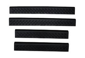 Ventshade V1591511 Stepshield Door Sill Protector - Black, Molded plastic, Direct Fit