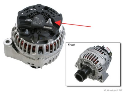 Bosch W0133-1788480 Alternator - Direct Fit, 140
