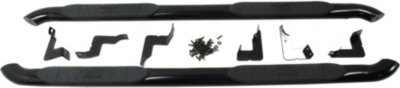 Westin W16212775 Platinum series oval Nerf Bars - Powdercoated Black, Steel, Direct Fit