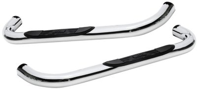 Westin W16230530 E-Series Nerf Bars - Polished, Stainless Steel, Direct Fit