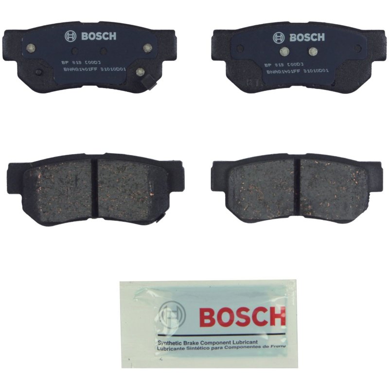 Bsbp813 Bosch Brake Pad Set Rear Driver And Passenger Side Organic