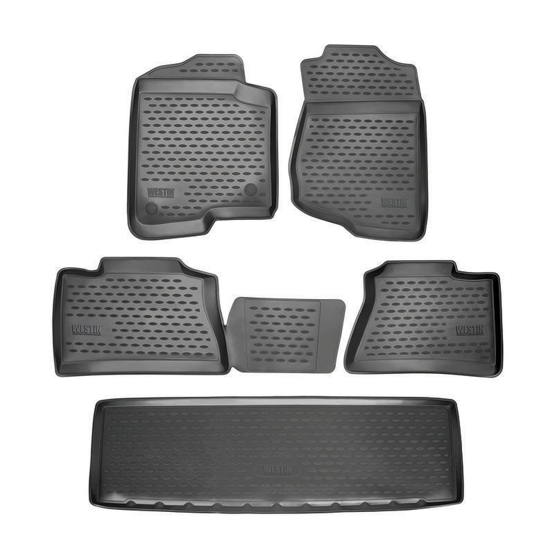 W16740551004 Westin Floor Mats Front Second And Third Row